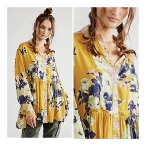 New Free People Brunch a Bunch Floral Hold combo
swing tunic size S